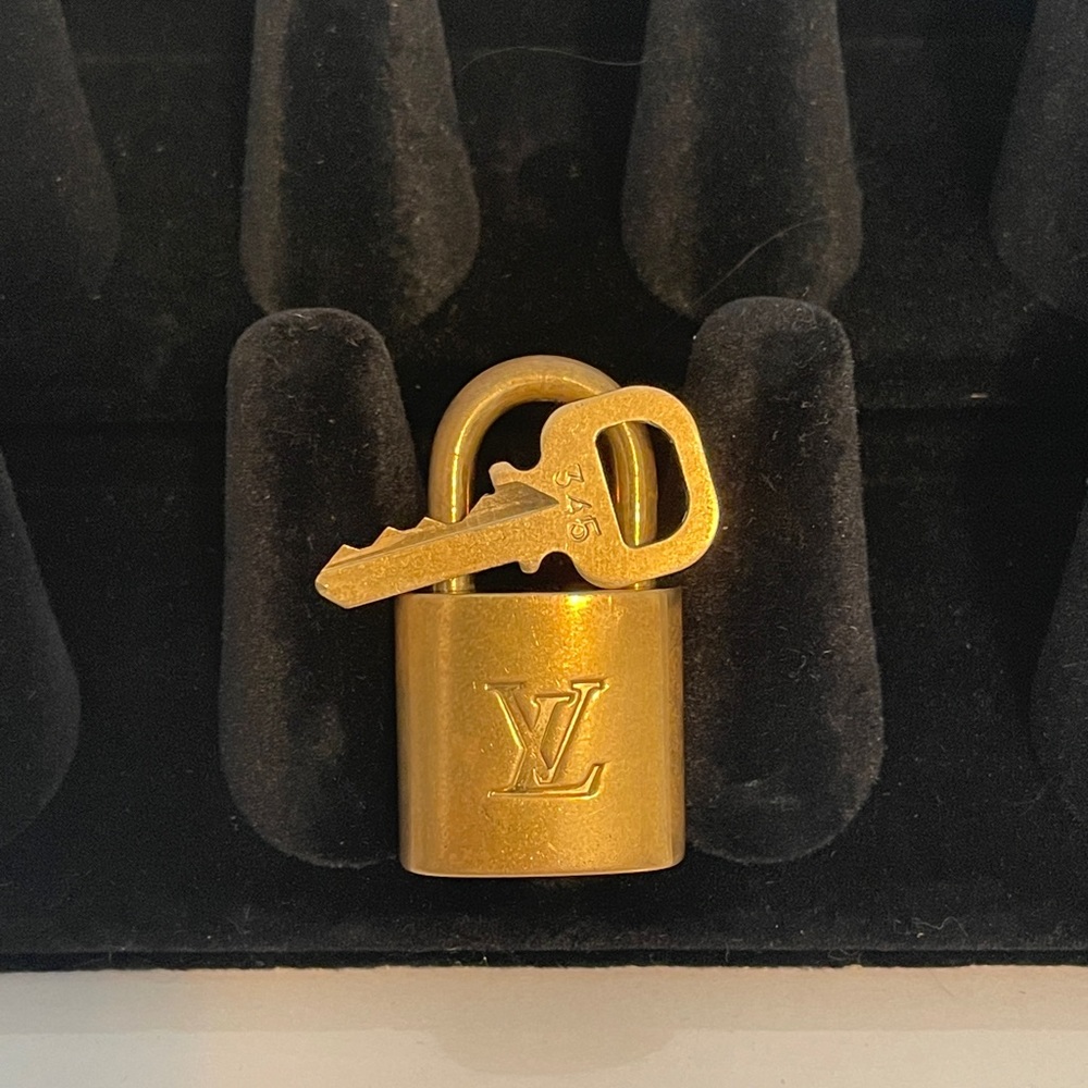 Authentic Vintage Louis Vuitton lock and key #345